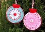 Colorful-Homemade-Christmas-Ornament-from-Smooth-Carpet-and-Shirt-Button-Material-for-Charming-Christmas-Tree-Decoration